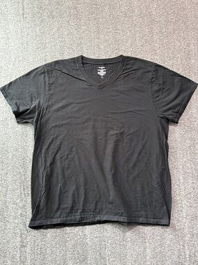 Goodfellow & Co Black V-Neck Short Sleeve Tee Size XXL